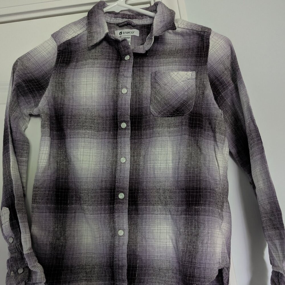 Girls Long-sleeved flannel